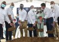 Director de INAPA y ministro Administrativo de la Presidencia dan primer palazo para rehabilitación planta de tratamiento de aguas residuales en Castillo, provincia Duarte