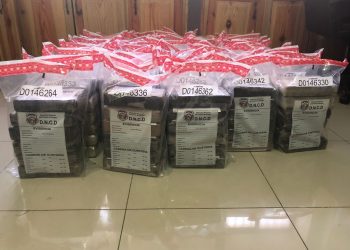 OCUPAN 97 PAQUETES PRESUMIBLEMENTE COCAÍNA EN LUCERNA, SANTO DOMINGO ESTE