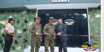 Ministro de Defensa inaugura Centro de Mando, Control y Video Vigilancia del CESMET.