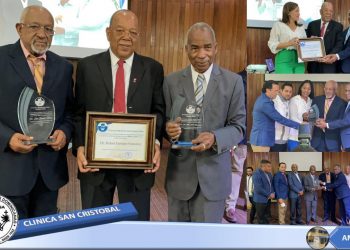 Tres destacados médicos de la Clínica San Cristóbal (AMEDOSA) reciben reconocimientos al mérito y la excelenciaCLINICA SAN CRISTOBAL SAN CRISTOBAL, TE INFORMA, RD.- EL Servicio Regional de Salud Valdesia, realizó en el día de hoy su segunda entrega del premio al mérito y la excelencia medica “Dr. Alberto Chahin Muffdy”, con motivo de celebrarse el “Día Nacional del Médico”, donde fueron reconocidos trece médicos de la Región Valdesia, de los cuales tres son de los médicos más destacado de Atenciones Médicas Dominicana (AMEDOSA) de la Clínica San Cristóbal, quienes recibieron los reconocimientos por todos los años en el ejercicio de sus funciones de salud a favor de la ciudadanía.La premiación al reconocimiento a la excelencia de los profesionales de la salud, es una iniciativa de la actual gestión, que encabeza el doctor Marcelino Fulgencio Guzmán, como director del Servicio Regional de Salud Valdesia (SRSV), motivado en la entrega y dedicación durante más de sesenta años de servicio humanizado que realizara el doctor Alberto Chahin Muffdy en la provincia de San Cristóbal.Los profesionales de la salud reconocidos fueron con el máximo galardón, los doctores Luis Danilo Vicioso, Luis Antonio Brito Maldonado (Amedosa), Dr. Freddy D oleo Jiménez, en la categoría de certificación doctores Rafael Enrique González (Amedosa), José Ramón Méndez Garabito, Mirian Altagracia Peña Peña, Margarita Guzmán, Jorge Luis Solano Piña, Rafael Amador Minaya, Manuel Antonio Díaz Pujols, Benjamín Arturo Uribe Efres (Amedosa), Carmen Magalys Sánchez Figuereo y la doctora Bienvenida Rosario Rosario.La entrega de los premios estuvo presidida por el director regional, doctor Marcelino Fulgencio, Halmik Chahin, en representación de la familia Chahin Gómez, Lic. Wilman Lara, encargado de Planificación del SRSV, por el Colegio Médico Dominicano (CMD), el presidente de la Regional Sur, doctor José Santana, la directora del Hospital Regional Juan Pablo Pina, Monserrat Santana, la presidenta de CMD, filiar San Cristóbal Dolores Menéndez y José Lara, director del Hospital Municipal Nuestra Señora de Regla.Otras personalidades presentes en el evento fueron la vicealcaldesa doctora Maricela Mesa de González, director Provincial de Salud, doctor Darío Méndez, así como familiares e invitados de los galardonados.