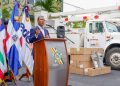 EDESUR y Ejército inician trabajos de acondicionamiento del sistema de luminarias en el Campamento Militar 16 de agosto, ERD