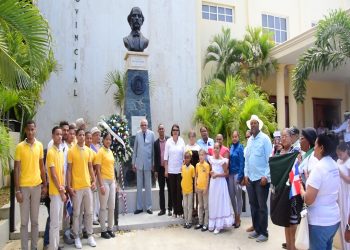 Celebran acto de la llegada de Juan Pablo Duarte el 25 de marzo 1864 a Montecristi
