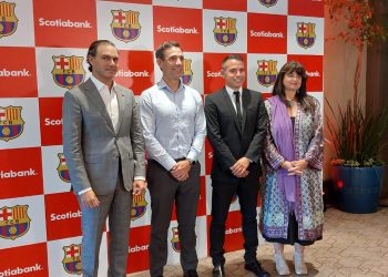Fundación FC Barcelona y Scotiabank desarrollan programa deportivo en el sector Capotillo
