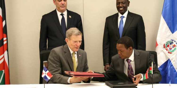 Presidente Abinader define a Kenia como un nuevo amigo de República Dominicana