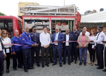 Japón dona unidad de rescate a Santo Domingo Este.