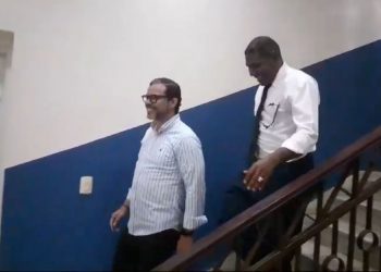 Yohan López presidente del CARD visitó al director regional de la PN en La Vega para conocer detalles incidente con juristas