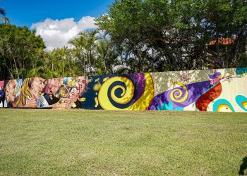 Emblemático mural en Santo Domingo recibe Mundial Femenino Sub-17 FIFA