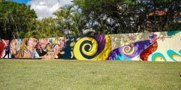 Emblemático mural en Santo Domingo recibe Mundial Femenino Sub-17 FIFA