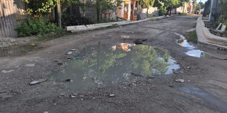 En La Caleta se quejan por deterioro de sus calles