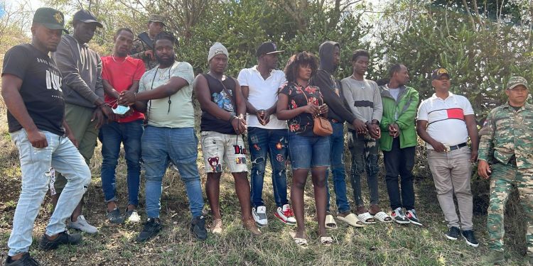 Detienen inmigrantes indocumentados se ocultaban en propiedad de un agricultor en Elías Piña