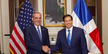 Abinader y Marco Rubio abordan crisis haitiana en Washington