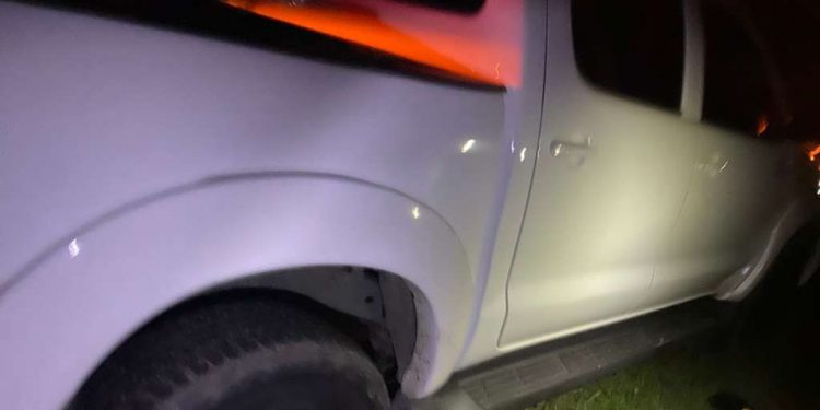 Policía intercepta camioneta robada en San Juan