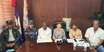 Cnel Ana Jiménez Cruceta participa en rueda de prensa sobre llegada de la antorcha de Juegos Centroamericanos y del Caribe Sto Dgo 2026