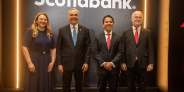 Scotiabank reconoce gestión de Gobierno mantiene estabilidad macroeconómica; instalará en RD sede regional para liderar operaciones en el Caribe, Centroamérica y Colombia
