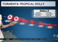 Remanentes de Dolly se acercan a República Dominicana con lluvias y tormentas