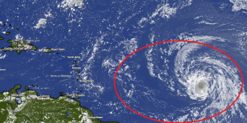 Dolly mantiene rumbo al Caribe y podría acercarse a Puerto Rico y República Dominicana