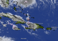 Más lluvias mantienen en alerta amarilla al Distrito Nacional y Santo Domingo