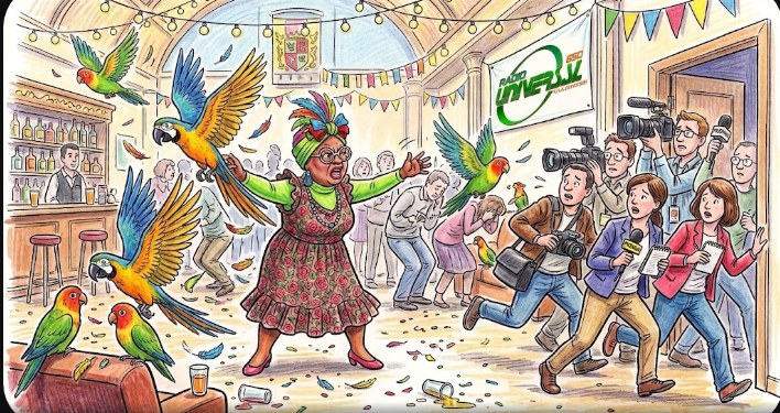 Enemorosa Pie lleva el humor a los cronistas de arte