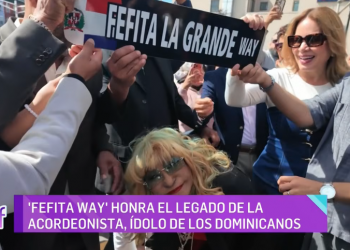 Fefita la Grande recibe homenaje con una calle que lleva su nombre en Nueva Jersey
