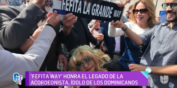 Fefita la Grande recibe homenaje con una calle que lleva su nombre en Nueva Jersey