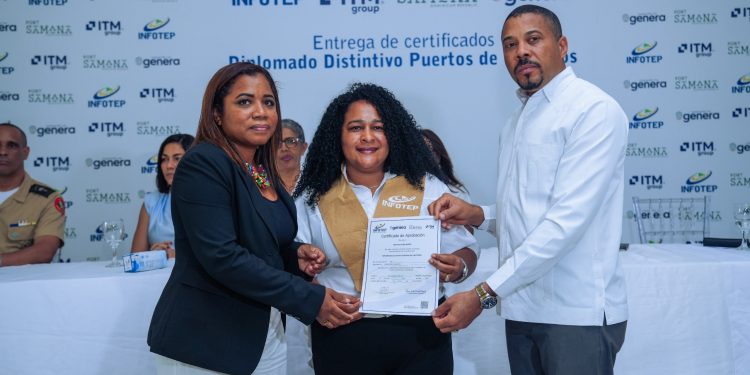 INFOTEP, Genera ITM y Port Samaná gradúan 47 participantes del Diplomado Distintivo Puertos de Cruceros de Arroyo Barril